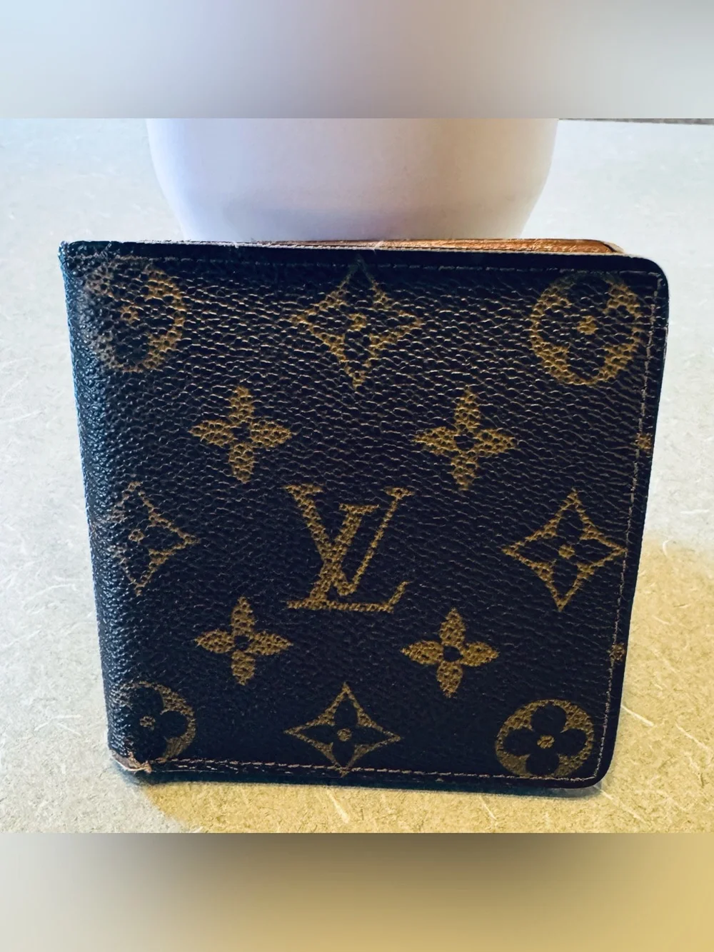 Vintage 1987 Louis Vuitton Monogram Bifold Wallet M61665 France